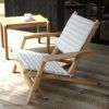 CARL HANSEN & SON （カール・ハンセン＆サン） / AH603 Outdoor Deck Chair（AHアウトドアシリーズ） / チーク材・無塗装 / デッキチェア