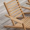 CARL HANSEN & SON （カール・ハンセン＆サン） / AH603 Outdoor Deck Chair（AHアウトドアシリーズ） / チーク材・無塗装 / デッキチェア