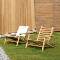 CARL HANSEN & SON （カール・ハンセン＆サン） / AH603 Outdoor Deck Chair（AHアウトドアシリーズ） / チーク材・無塗装 / デッキチェア