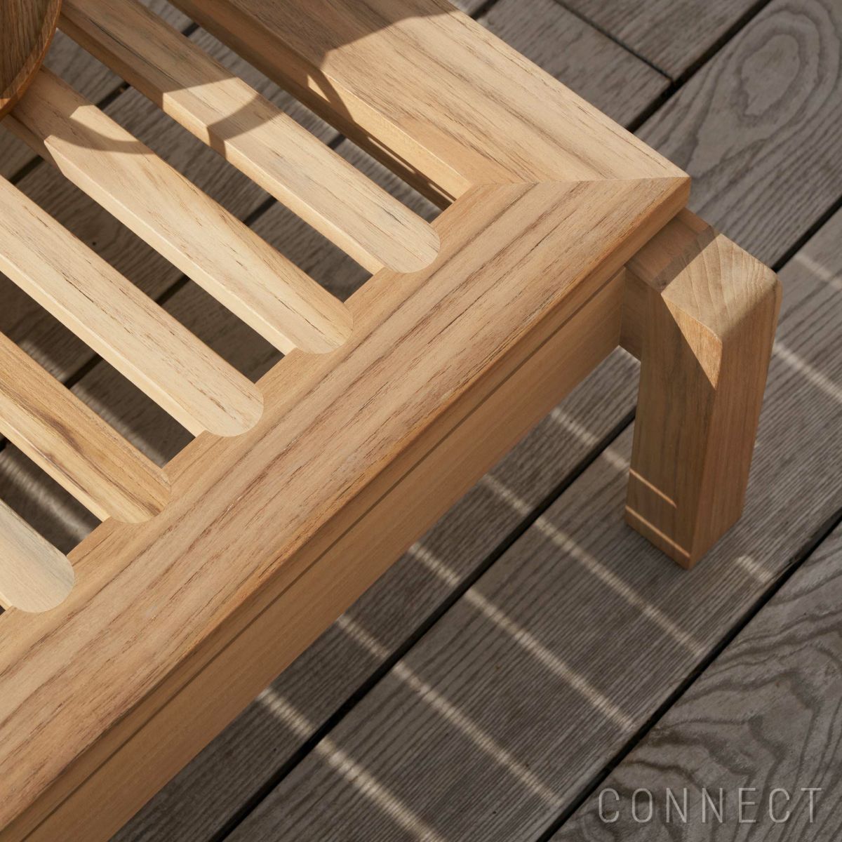 CARL HANSEN & SON （カール・ハンセン＆サン） / AH604F Outdoor Lounger Footrest（AHアウトドアシリーズ） / チーク材・無塗装 / フットレスト