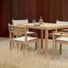 CARL HANSEN & SON （カール・ハンセン＆サン） / AH902 Outdoor Dining Table, square（AHアウトドアシリーズ） / チーク材・無塗装 / ダイニングテーブル