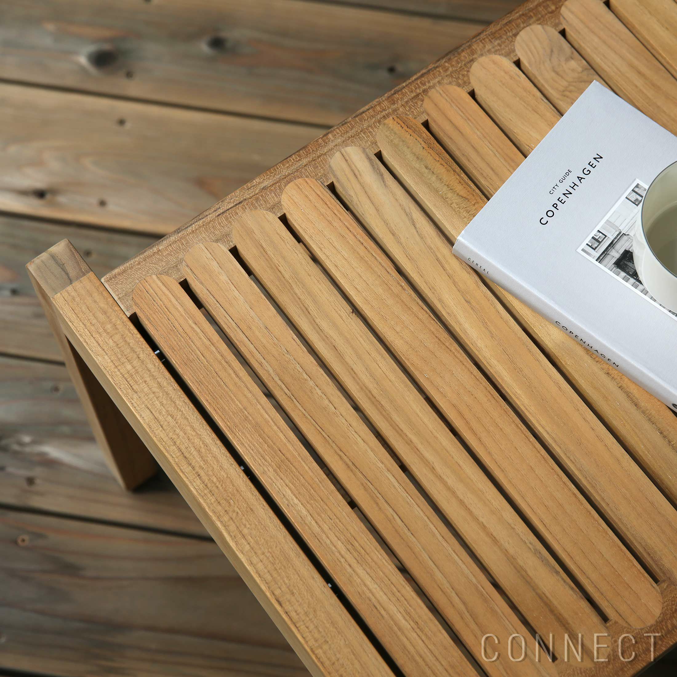 CARL HANSEN & SON （カール・ハンセン＆サン） / AH911 Outdoor Side Table（AHアウトドアシリーズ） / チーク材・無塗装 / サイドテーブル