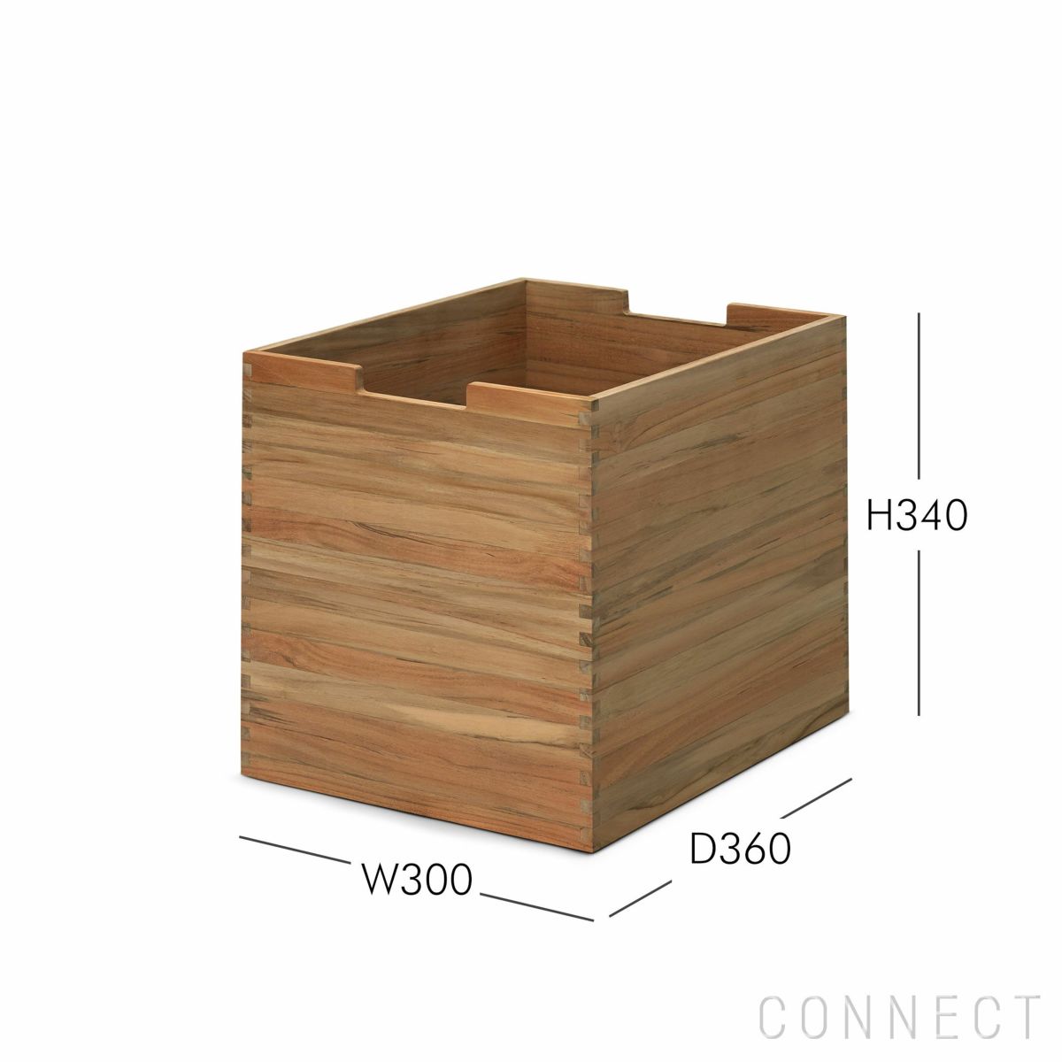 SKAGERAK（スカゲラック） / Cutter（カッター） / Box（ボックス）High / チーク材 / 収納