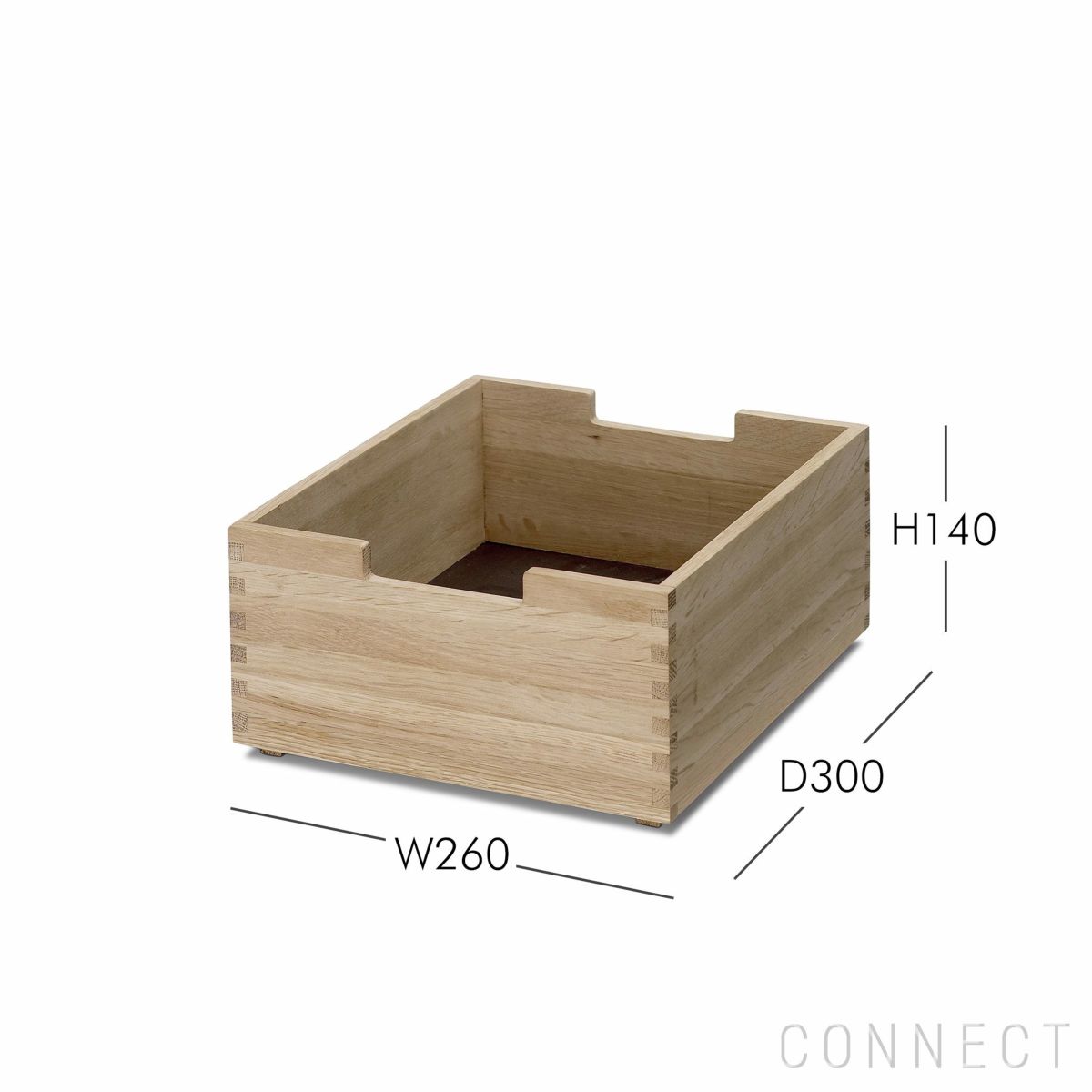 SKAGERAK（スカゲラック） / Cutter（カッター） / Box（ボックス）Low / オーク材 / 収納