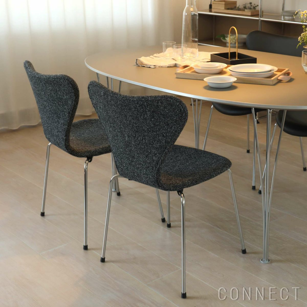 FRITZ HANSEN（フリッツ・ハンセン） / SERIES 7（セブンチェア） / VANIR 193（ヴァニール）ブラック / フルパディング