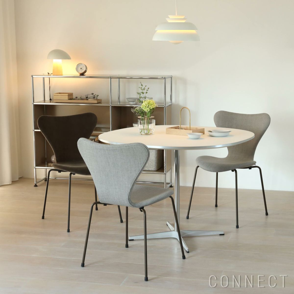 FRITZ HANSEN（フリッツ・ハンセン） / SERIES 7（セブンチェア） / Sunniva 153（スニバ）サンド・ライトグレー / フルパディング