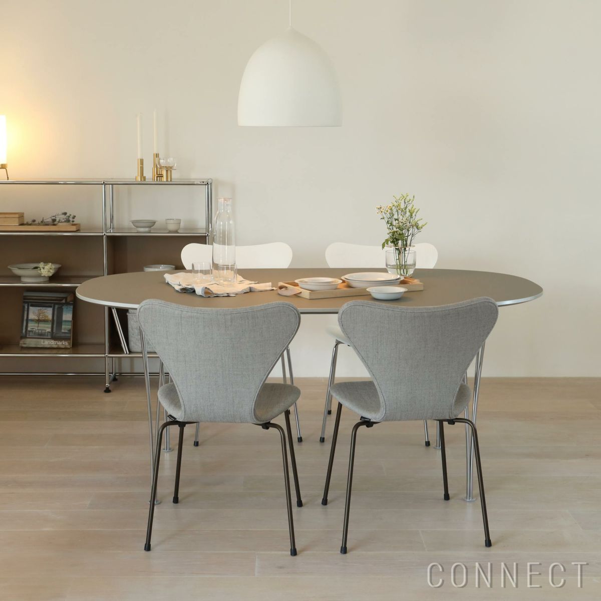 FRITZ HANSEN（フリッツ・ハンセン） / SERIES 7（セブンチェア） / Sunniva 153（スニバ）サンド・ライトグレー / フルパディング