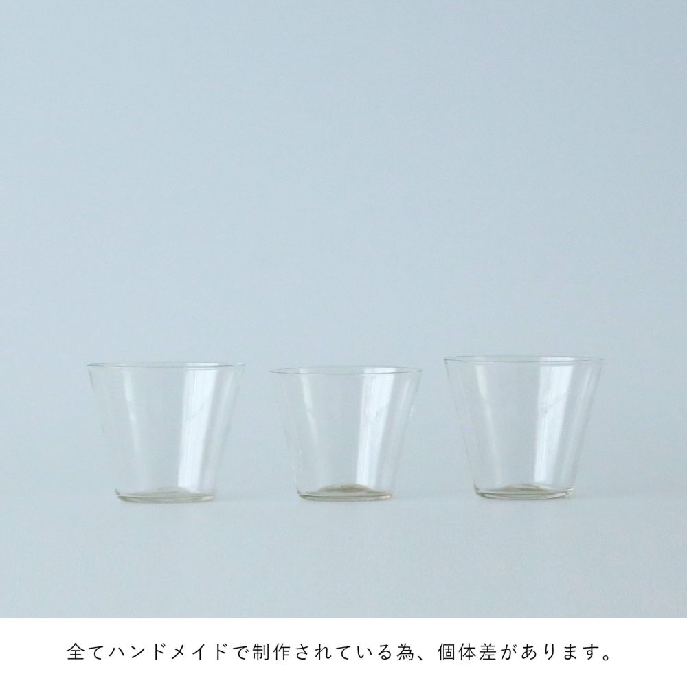 WASHIZUKA GLASS STUDIO（ワシズカグラススタジオ） / clear / cup short / グラス