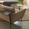【アウトレット】Vitra（ヴィトラ） / Suita Sofa 2-Seater（スイタソファ 2シーター）バッククッション クラシック トレー付き / Dumet 17 sand melange / ベーシックダーク脚・パウダーコート仕上げ