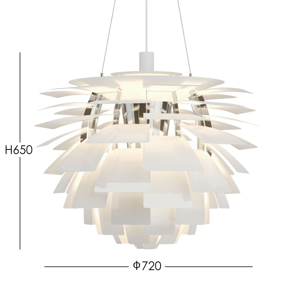 Louis Poulsen（ルイスポールセン） / PH Artichoke 720（PHアーティチョーク720） / 組込LED 3000K / ペンダントライト【要電気工事】