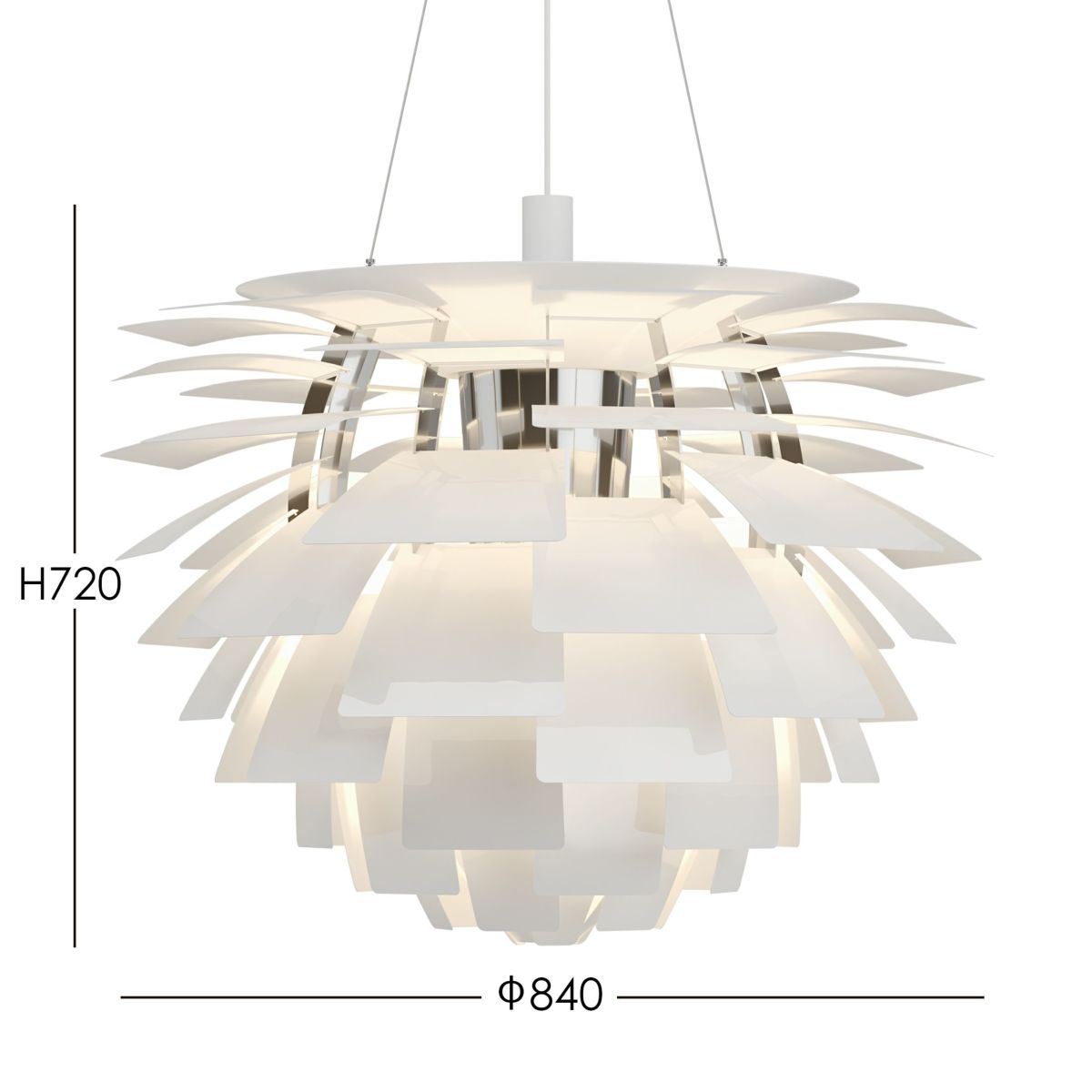 Louis Poulsen（ルイスポールセン） / PH Artichoke 840（PHアーティチョーク840） / 組込LED 3000K / ペンダントライト【要電気工事】
