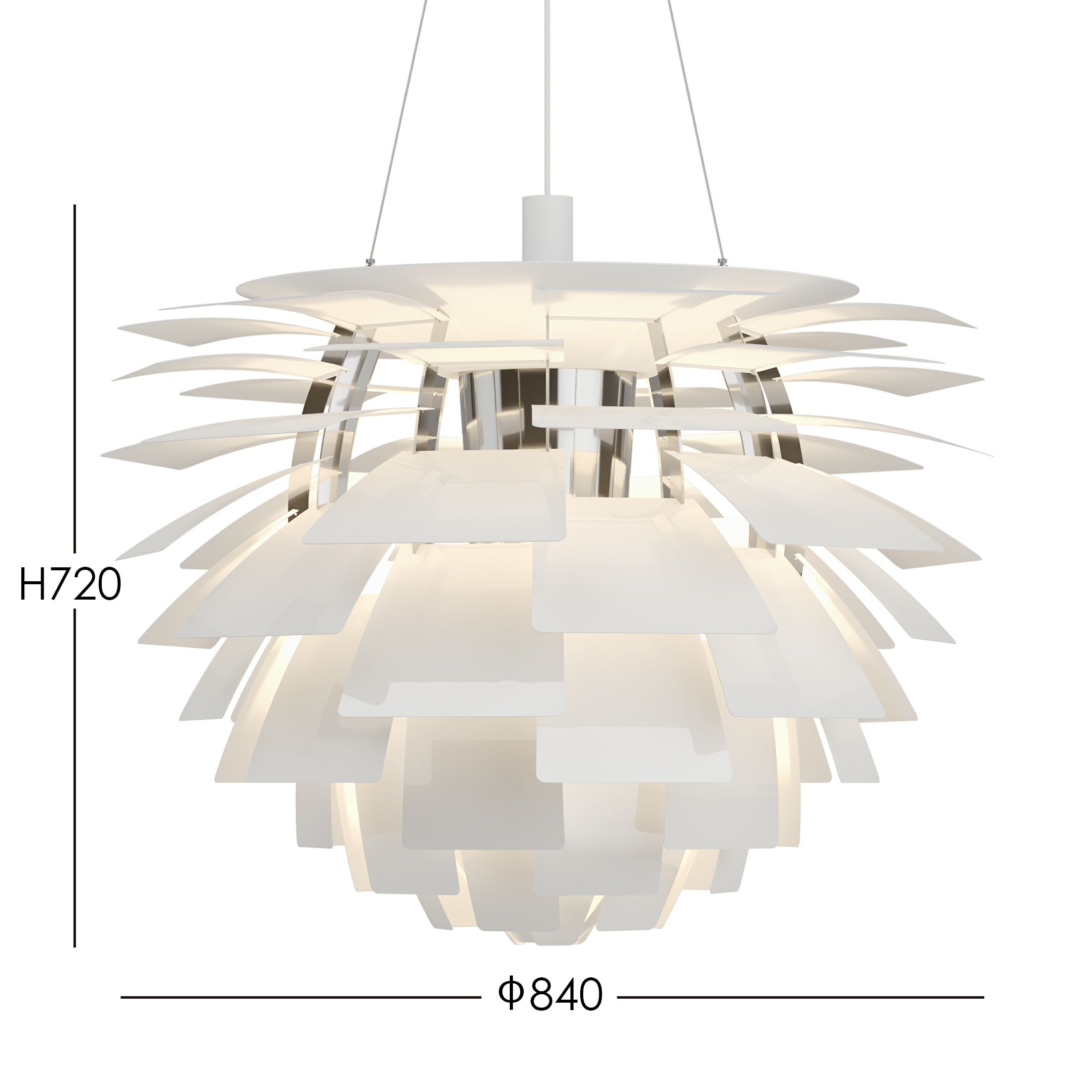 Louis Poulsen（ルイスポールセン） / PH Artichoke 840（PHアーティチョーク840） / 組込LED 3000K / ペンダントライト【要電気工事】