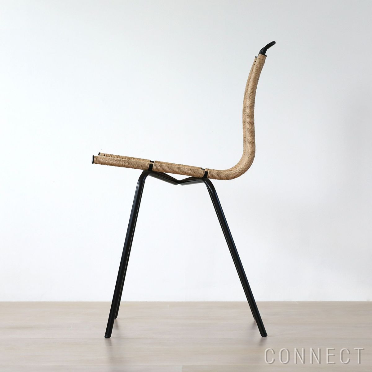 CARL HANSEN & SON （カール・ハンセン＆サン） / PK1（ピーケー1）/ ナチュラルペーパーコード / ブラック脚