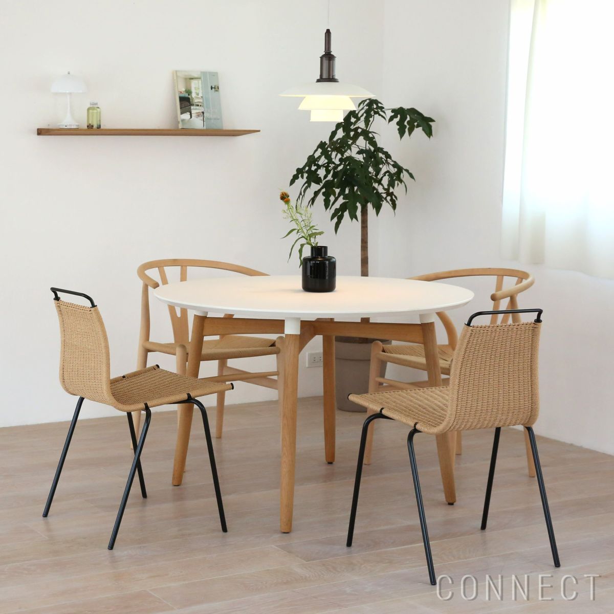 CARL HANSEN & SON （カール・ハンセン＆サン） / PK1（ピーケー1）/ ナチュラルペーパーコード / ブラック脚