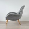 FREDERICIA（フレデリシア） / Swoon Lounge Armchair（スウーンラウンジアームチェア） / Model 1770 / オーク材・オイル仕上げ / Hallingdal 130（ハリンダル）