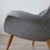 FREDERICIA（フレデリシア） / Swoon Lounge Armchair（スウーンラウンジアームチェア） / Model 1770 / オーク材・オイル仕上げ / Hallingdal 130（ハリンダル）