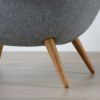 FREDERICIA（フレデリシア） / Swoon Lounge Armchair（スウーンラウンジアームチェア） / Model 1770 / オーク材・オイル仕上げ / Hallingdal 130（ハリンダル）