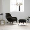 FREDERICIA（フレデリシア） / Swoon Lounge Armchair（スウーンラウンジアームチェア） / Model 1770 / オーク材・オイル仕上げ / Hallingdal 130（ハリンダル）