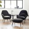 FREDERICIA（フレデリシア） / Swoon Lounge Armchair（スウーンラウンジアームチェア） / Model 1770 / オーク材・オイル仕上げ / Hallingdal 130（ハリンダル）