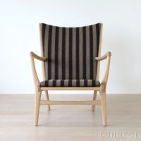 PP Mobler（PPモブラー） / PP16 / オーク材・ソープ仕上げ / Blans Strib（ブランズストライプ） / ラウンジチェア