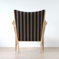 PP Mobler（PPモブラー） / PP16 / オーク材・ソープ仕上げ / Blans Strib（ブランズストライプ） / ラウンジチェア