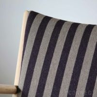 PP Mobler（PPモブラー） / PP16 / オーク材・ソープ仕上げ / Blans Strib（ブランズストライプ） / ラウンジチェア