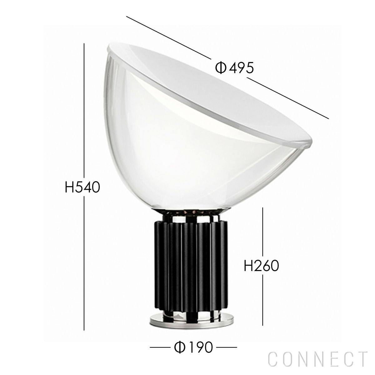 FLOS（フロス） / TACCIA（タッチア） PMMA / テーブルランプ