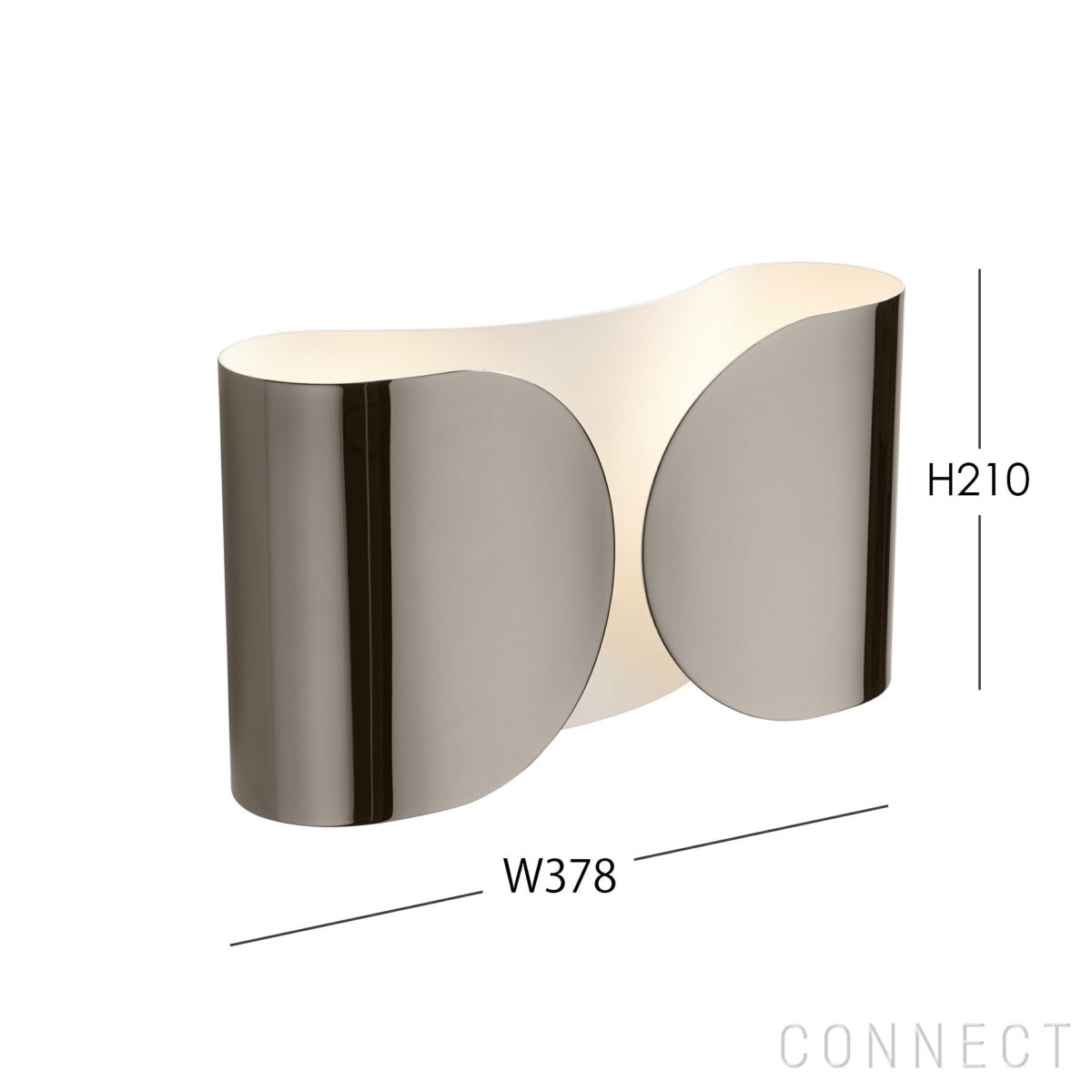 FLOS（フロス） / FOGLIO（フォリオ） / ブラックニッケル / ウォールランプ 【要電気工事】