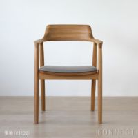 MARUNI COLLECTION（マルニコレクション） / HIROSHIMA（ヒロシマ） / アームチェア（張座）/ オーク材 / ウレタン樹脂塗装（ナチュラルクリア） / M-02 Remix#3E02 ウォームグレー136