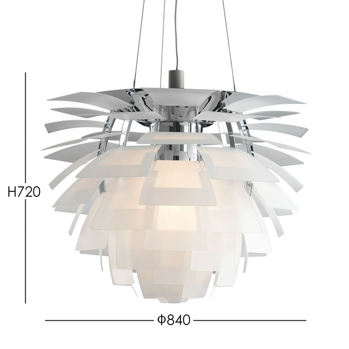 Louis Poulsen（ルイスポールセン） / PH Artichoke Glass 840（PHアーティチョークグラス840） / 組込LED 3000K / ペンダントライト【要電気工事】