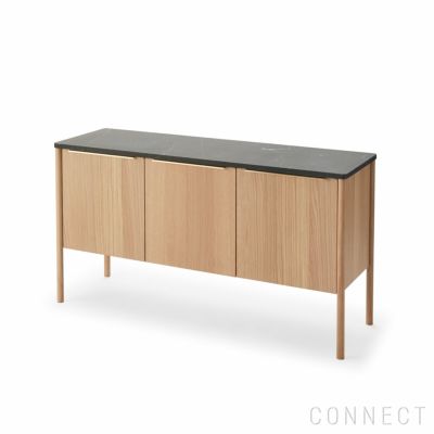 《決算キャンペーン pt5倍》FRITZ HANSEN（フリッツ・ハンセン） / SKAGERAK（スカゲラック） / Jut Cabinet（ジュット キャビネット） / 大理石・ブラック / オーク材・オイル仕上げ / 収納