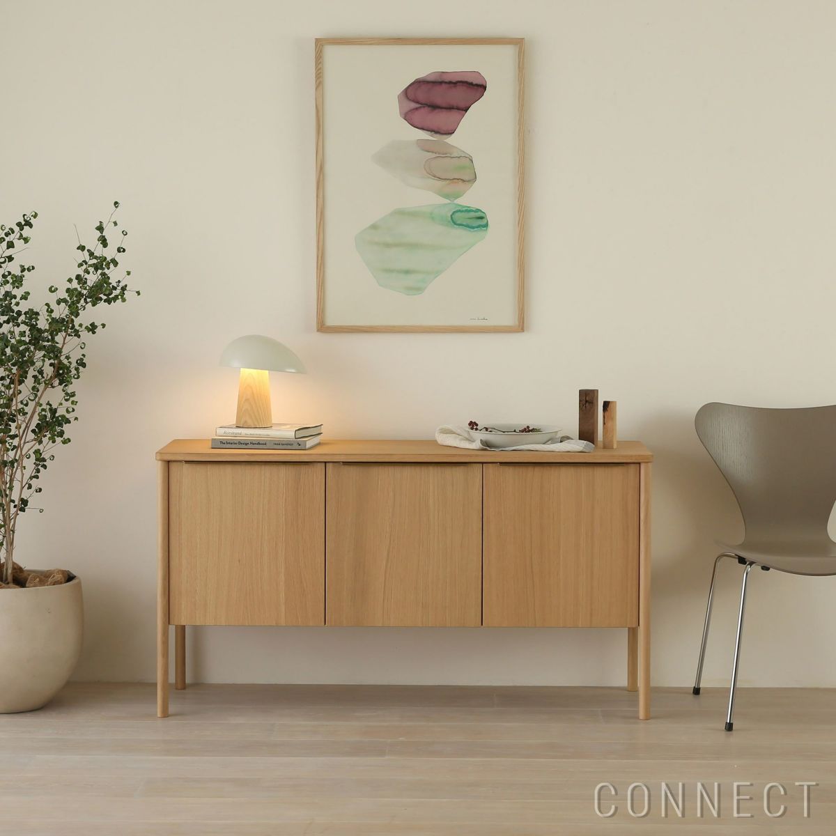 SKAGERAK（スカゲラック） / Jut Cabinet（ジュト キャビネット） / 真鍮 / オーク材・オイル仕上げ / 収納