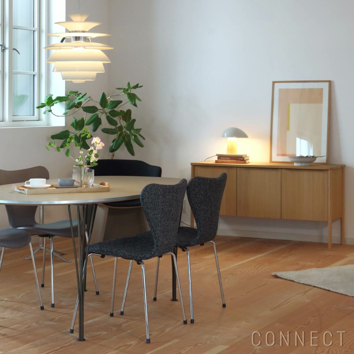 SKAGERAK（スカゲラック） / Jut Cabinet（ジュト キャビネット） / 真鍮 / オーク材・オイル仕上げ / 収納