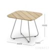 SKAGERAK（スカゲラック） / Lilium Lounge Table（リリウム ラウンジテーブル） / チーク材 / ステンレススチール / 屋外・アウトドア用