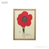 【 数量限定 】山口一郎 / Giclee（ジクレー印刷）「赤い花」 / Sサイズ / アートポスター