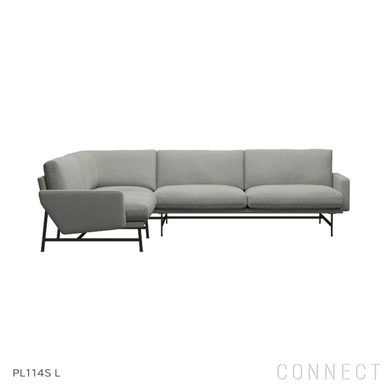 【ソファキャンペーン pt10倍】FRITZ HANSEN（フリッツ・ハンセン） / LISSONI（リッソーニソファ） / PL114S L（左用） / 4シーター コーナーソファ / Sunniva 153（スニバ）ライトグレー《クラシックスロープレゼント》