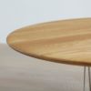 CARL HANSEN & SON （カール・ハンセン＆サン） E021 / EMBRACE LOUNGE TABLE / オーク材・オイル仕上げ・ブラック脚 / φ80cm / コーヒーテーブル