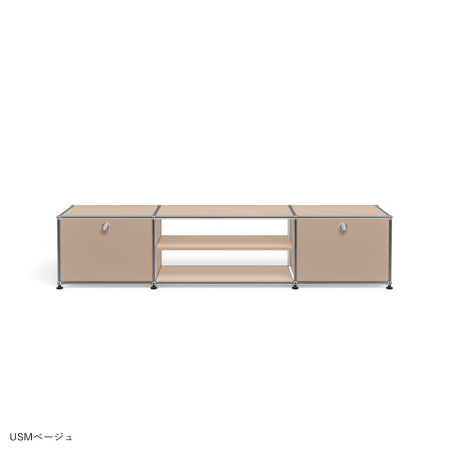 USM（ユーエスエム） / USM Haller TV Board（USMハラー テレビボード） / W1773xD373xH390mm / ドロップダウンドアx2 ディバイダーシェルフx1