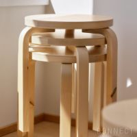 Artek（アルテック） / STOOL 60 Wild Birch（ワイルドバーチ） / バーチ材 / ナチュラルラッカー
