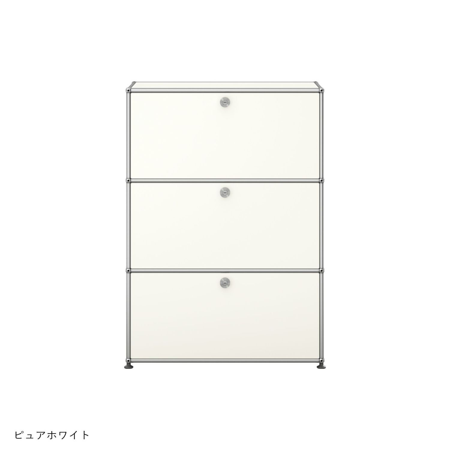 USM（ユーエスエム） / USM Haller Cabinet（USMハラー キャビネット） / W773xD373xH1090mm / ドロップダウンドアx2 エクステンションドアx1