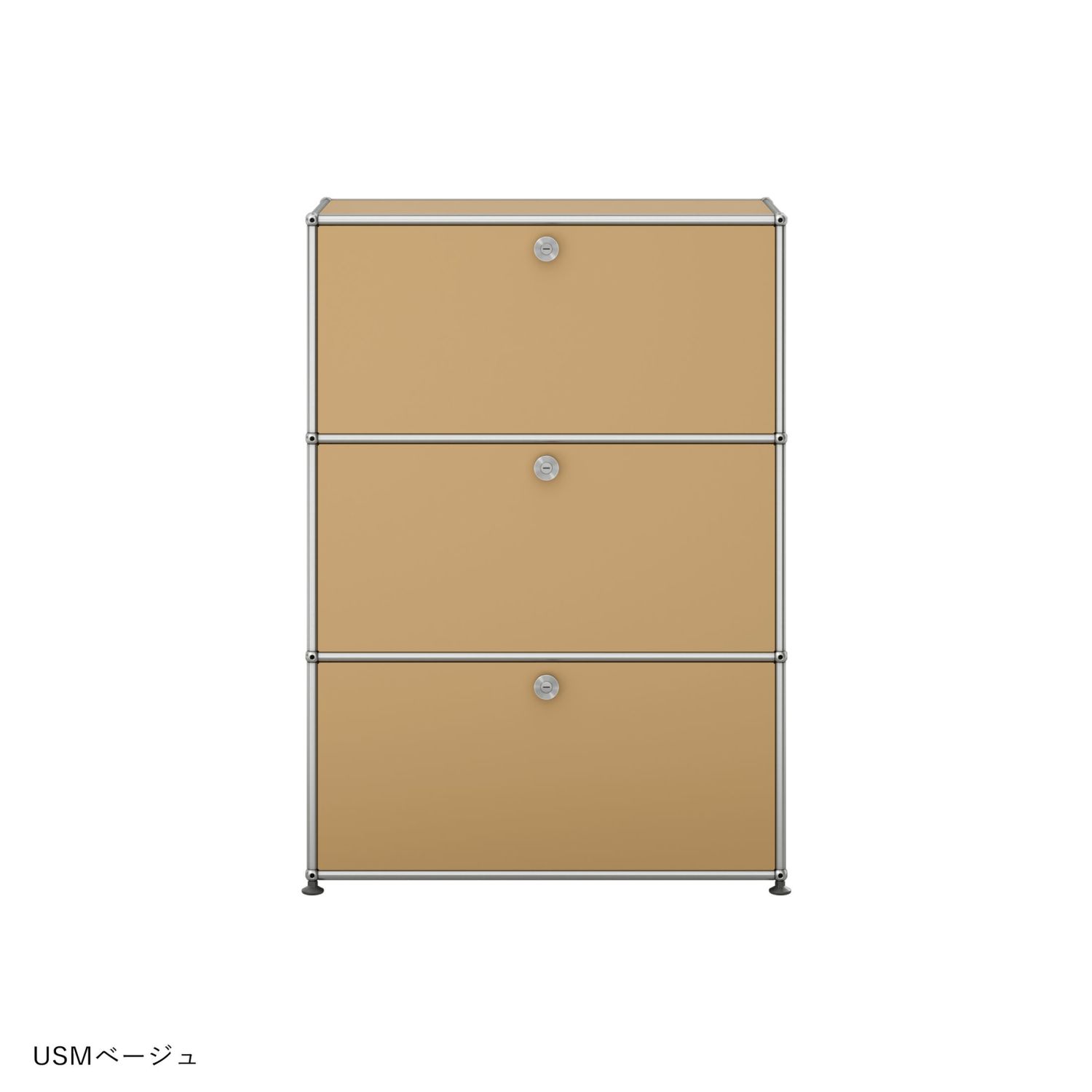 USM（ユーエスエム） / USM Haller Cabinet（USMハラー キャビネット） / W773×D373×H1090mm /  ドロップダウンドア×2 エクステンションドア×1 | CONNECT