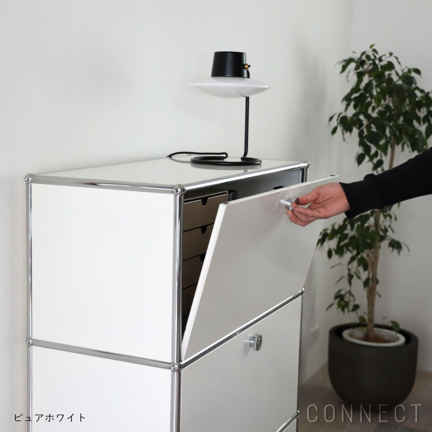 【年越しキャンペーンA】USMハラー（ユーエスエムハラー） / Cabinet（キャビネット） / W773×D373×H1090mm / ドロップダウンドア×2 エクステンションドア×1［短納期品］