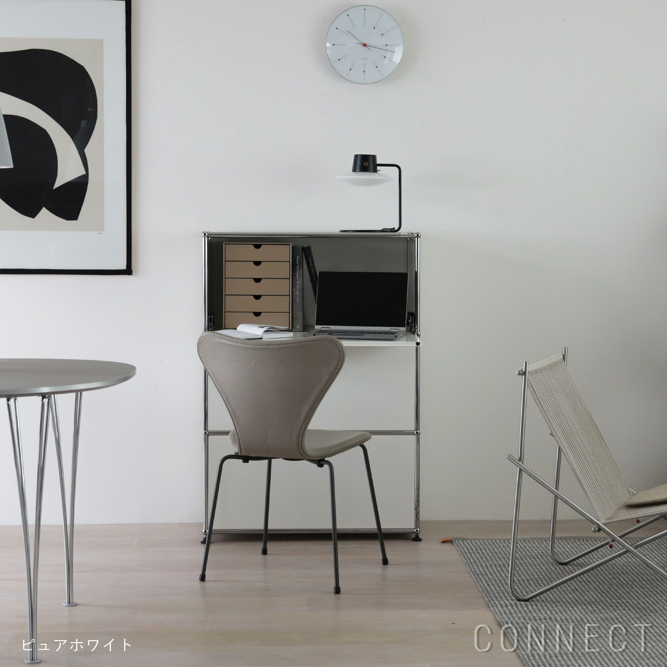 【年越しキャンペーンA】USMハラー（ユーエスエムハラー） / Cabinet（キャビネット） / W773×D373×H1090mm / ドロップダウンドア×2 エクステンションドア×1［短納期品］