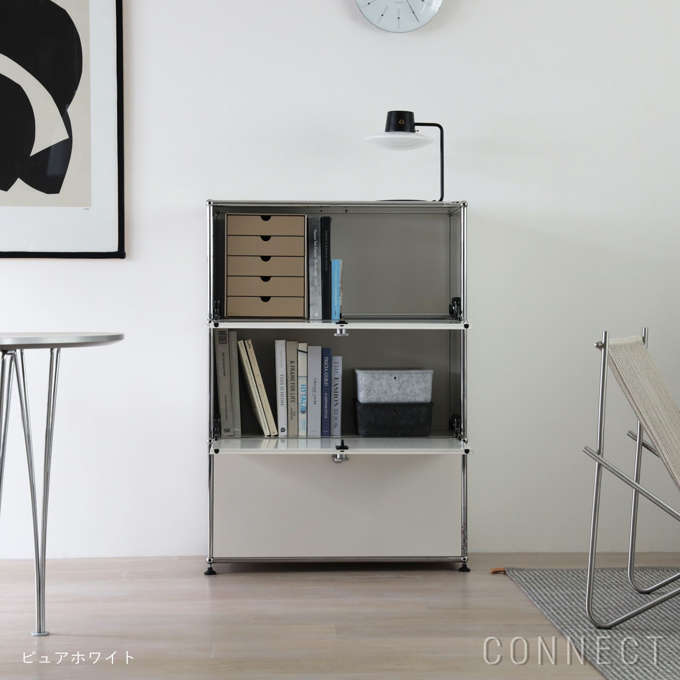 【年越しキャンペーンA】USMハラー（ユーエスエムハラー） / Cabinet（キャビネット） / W773×D373×H1090mm / ドロップダウンドア×2 エクステンションドア×1［短納期品］