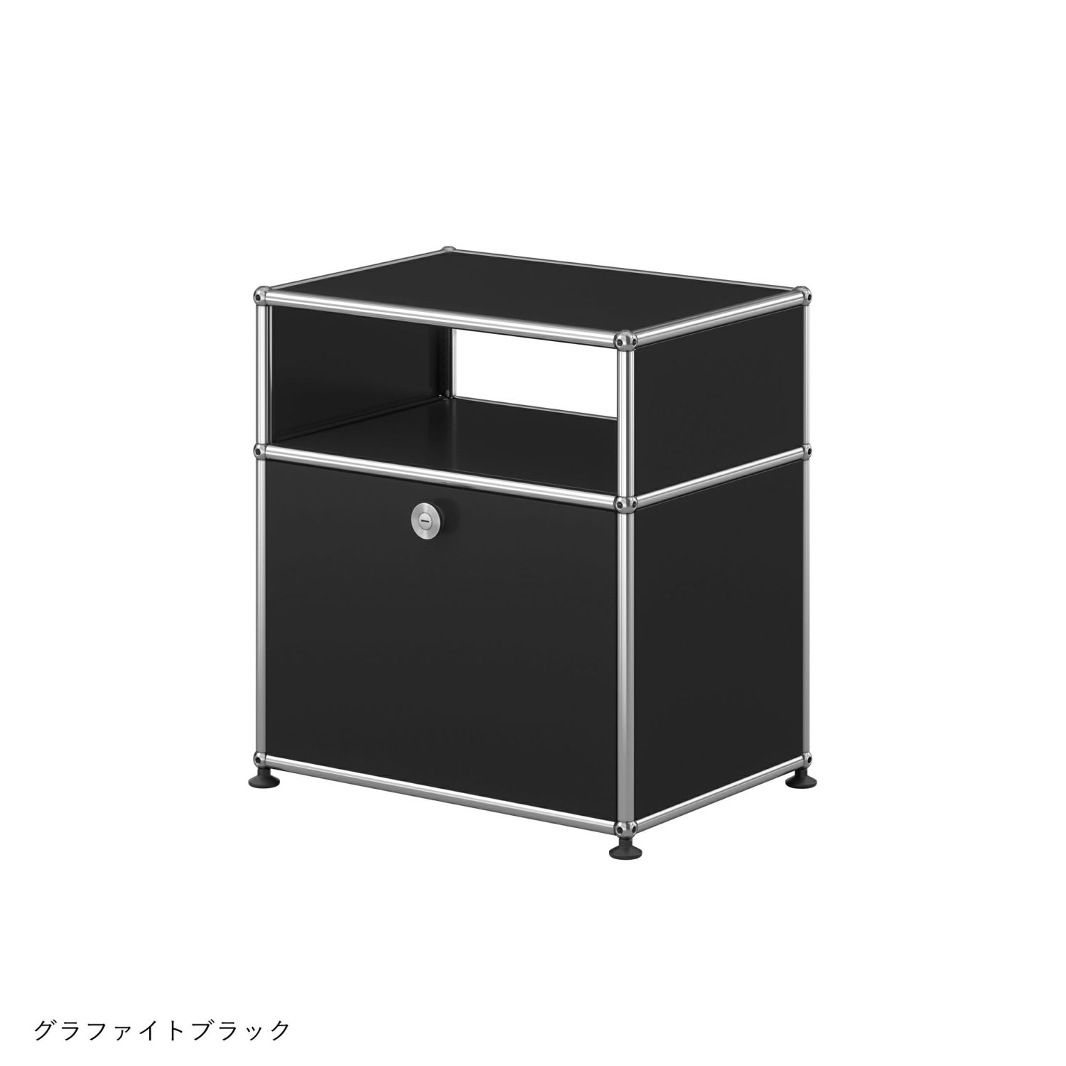 USM ハラー ドロップダウンドア セット グラファイトブラック-5 - 家具 