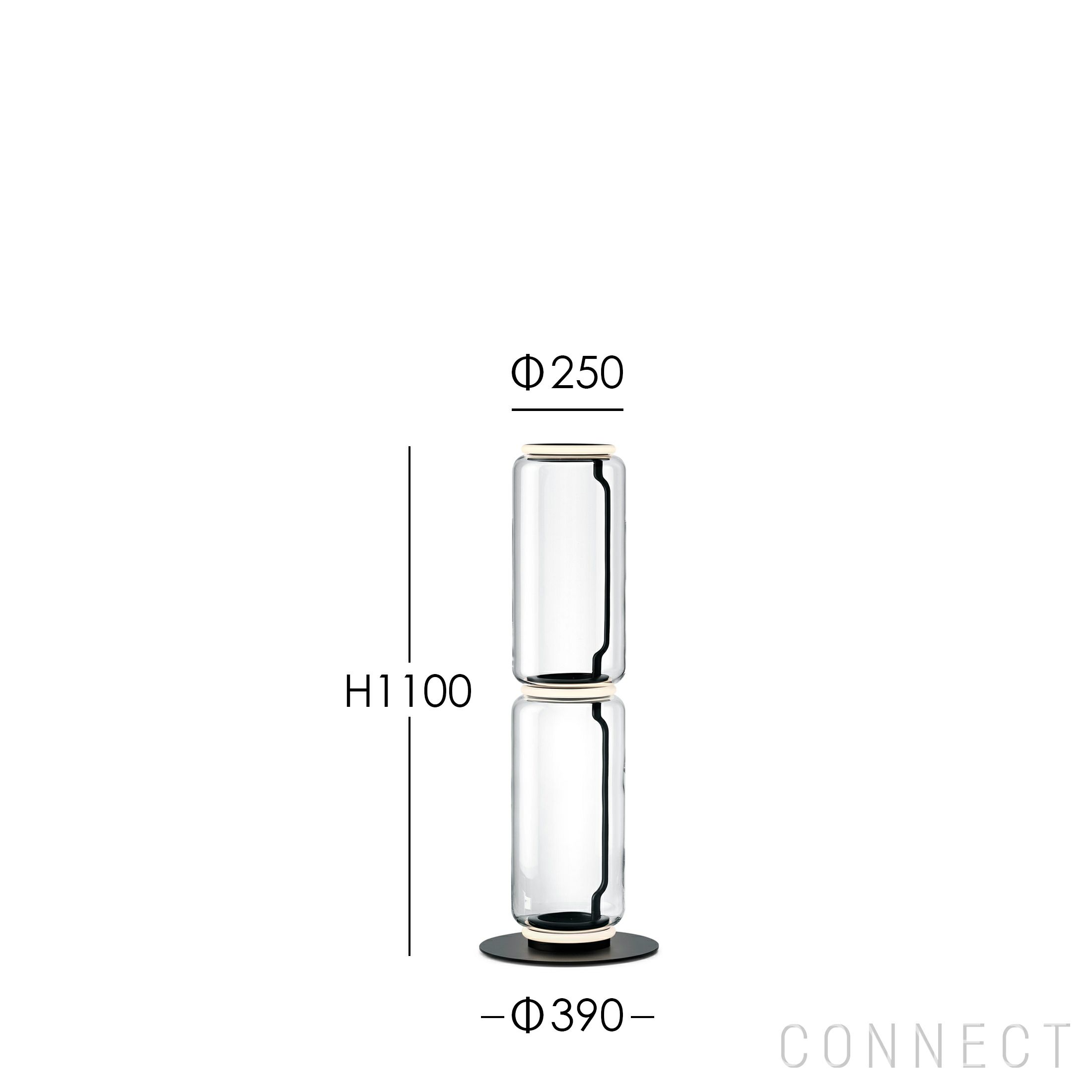 FLOS（フロス） / NOCTAMBULE F2（ノクタンブルF2） HIGH CYLINDERS SMALL BASE / フロアランプ