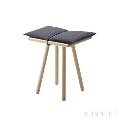 FRITZ HANSEN（フリッツ・ハンセン） / SKAGERAK（スカゲラック） / Georg Stool（ジョージ スツール） / オーク材 / クッション付き（ウール・ダークグレー）