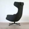 Vitra（ヴィトラ） / Grand Repos（グランレポ）ラウンジチェア / Dumet（デュメ）carbon black / ベーシックダークベース・パウダーコート仕上げ / SH40cm（Low）