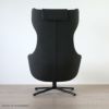 Vitra（ヴィトラ） / Grand Repos（グランレポ）ラウンジチェア / Dumet（デュメ）carbon black / ベーシックダークベース・パウダーコート仕上げ / SH40cm（Low）