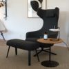 Vitra（ヴィトラ） / Grand Repos（グランレポ）ラウンジチェア / Dumet（デュメ）carbon black / ベーシックダークベース・パウダーコート仕上げ / SH40cm（Low）